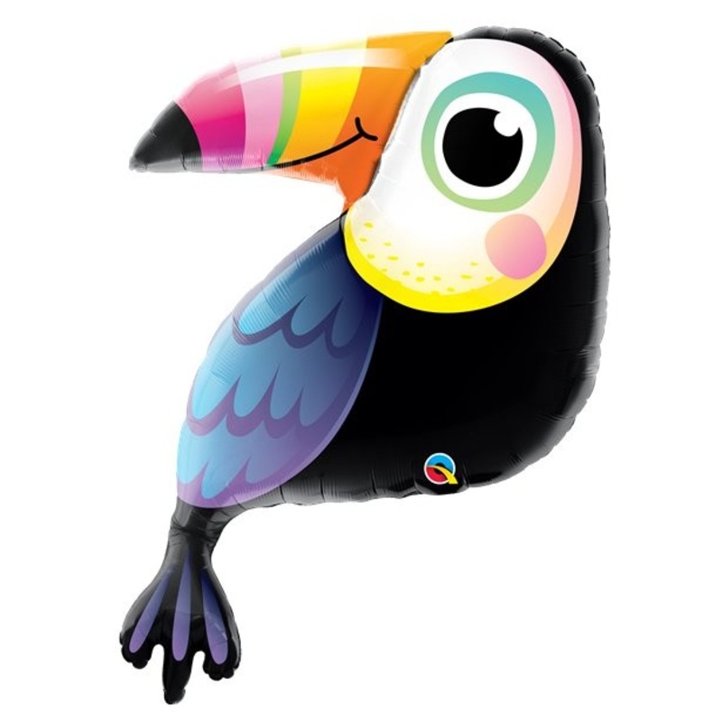 Giant toucan foil balloon 104cm