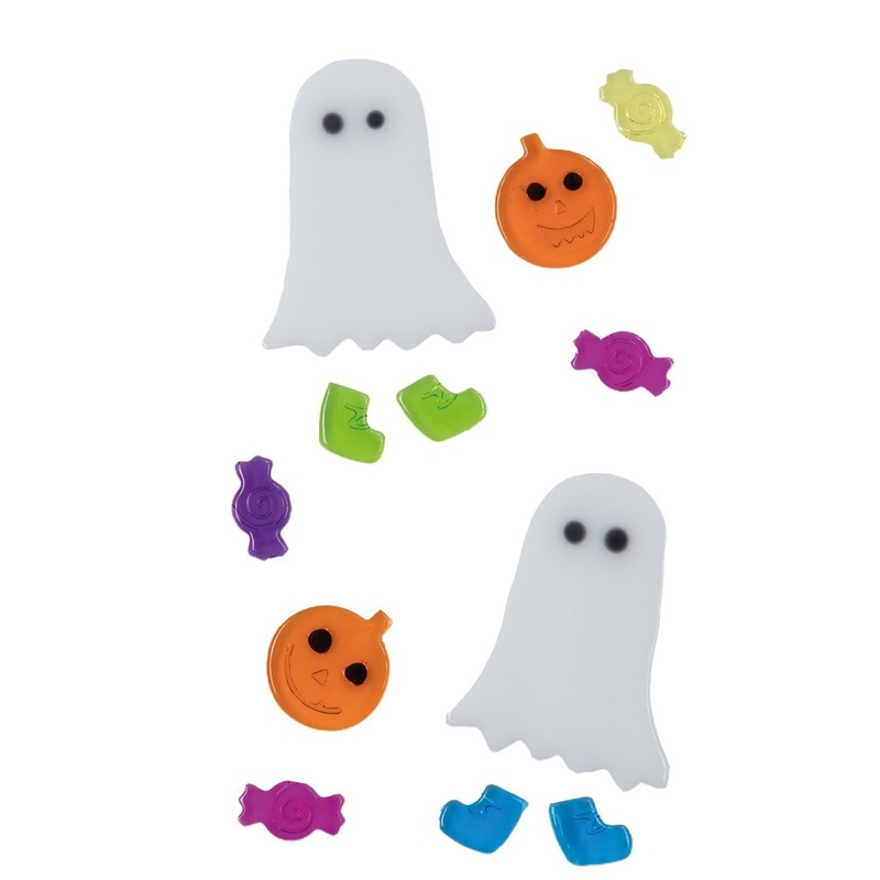 Funny Halloween gel stickers
