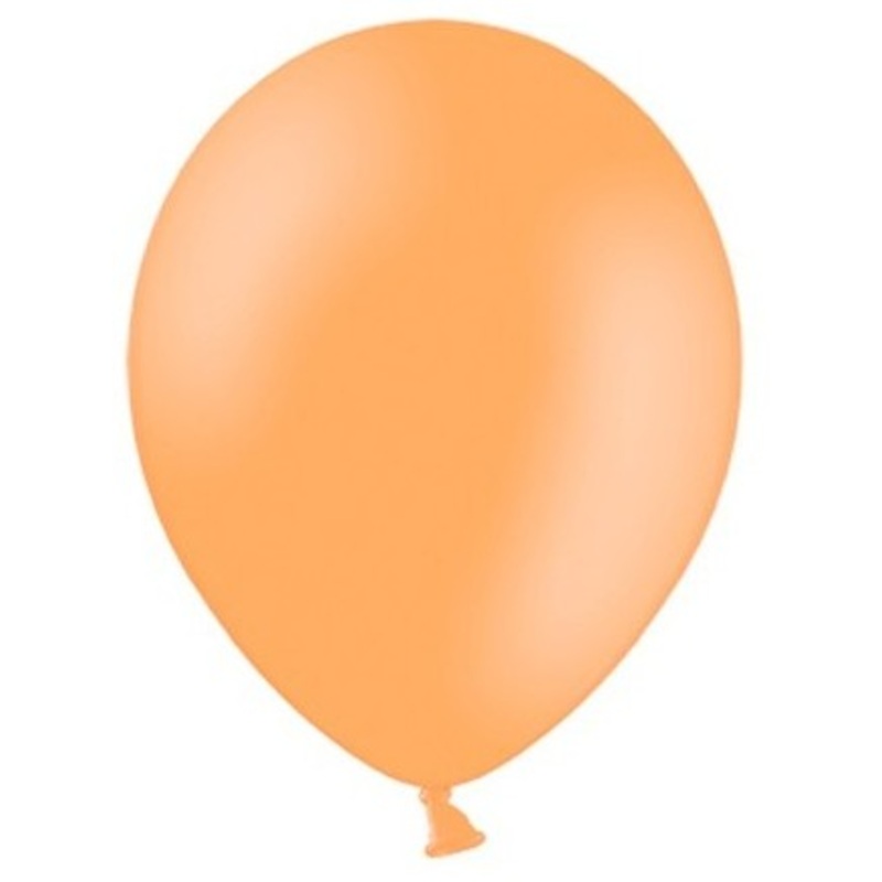 100 Celebration balloons apricot 23cm