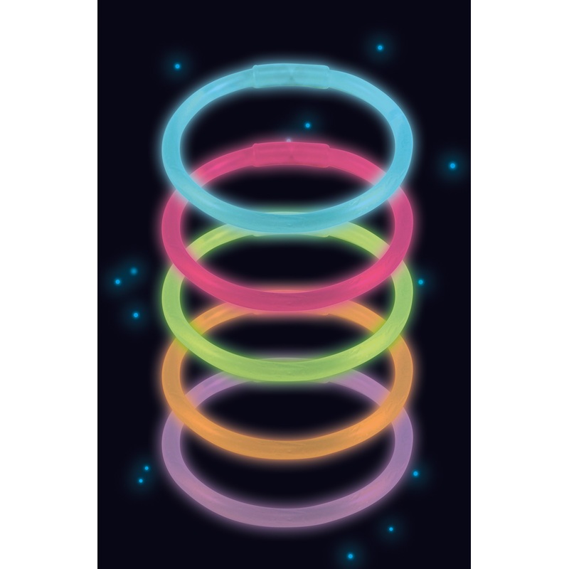 10 colorful Power Glowsticks 20cm