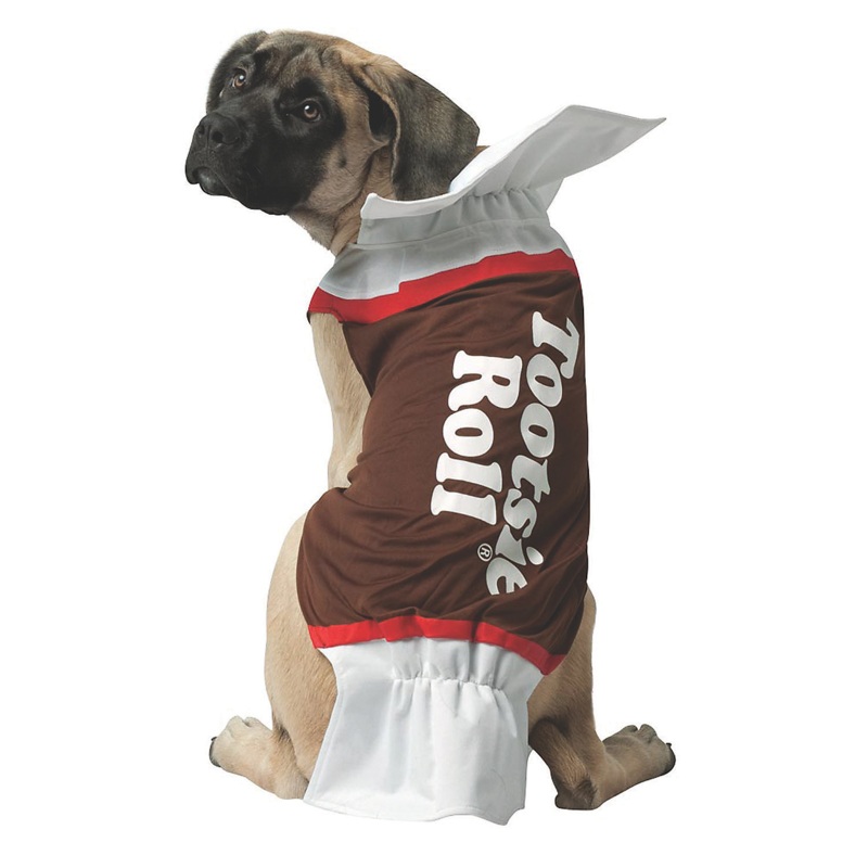 Tootsie Roll Dog Costume Xl